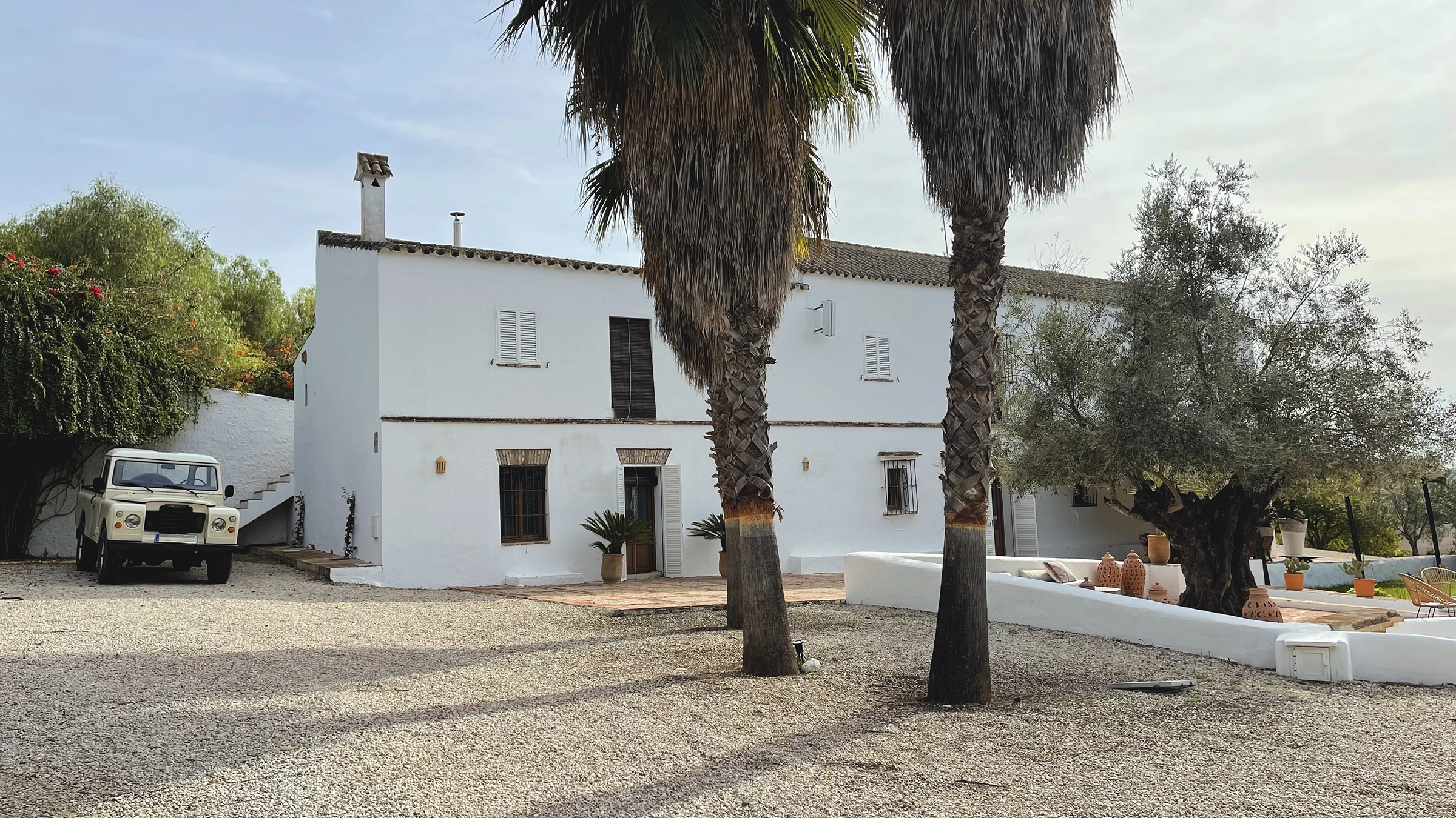 Fachada del Cortijo Bablou
