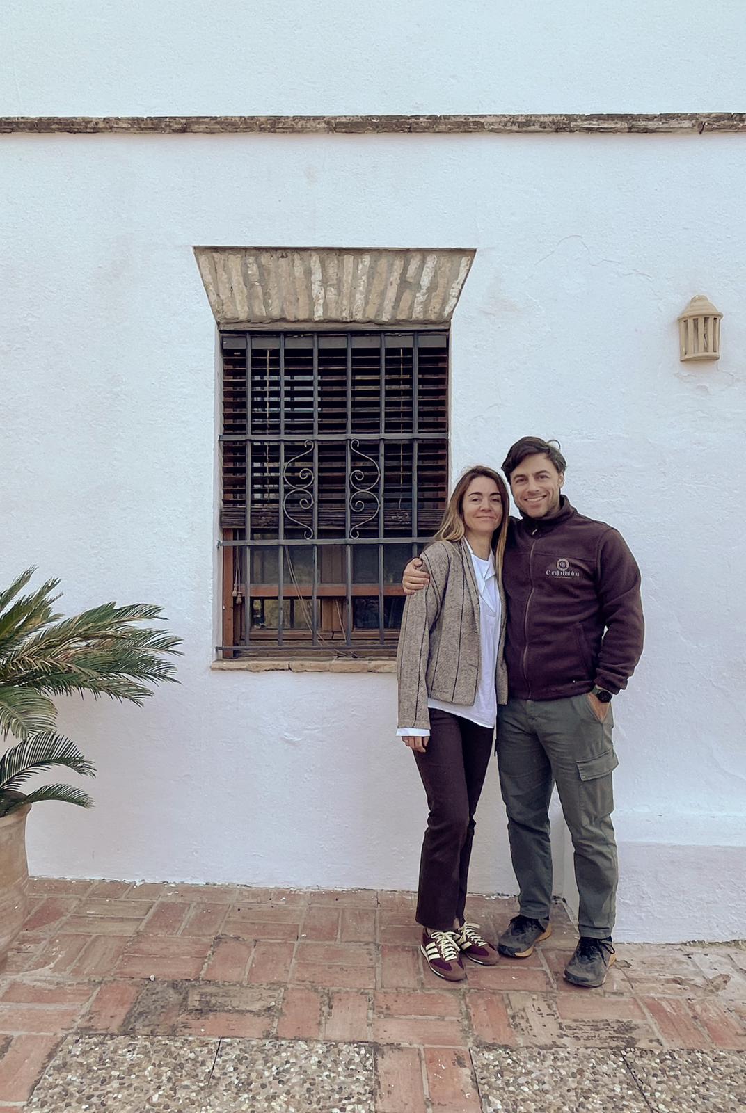 Loreto y Miguel, anfitriones de Cortijo Bablou